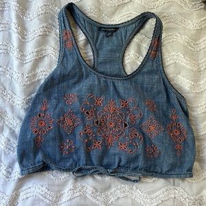 Jean color type shirt